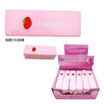 STRAWBERRY BAR SQUISHY SQUEEZE TOY  12 UNITS , KCT 1330